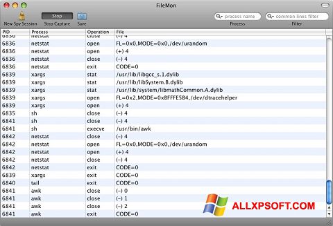 Ekran görüntüsü FileMon Windows XP
