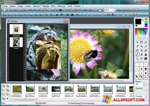 Ekran görüntüsü PhotoFiltre Windows XP