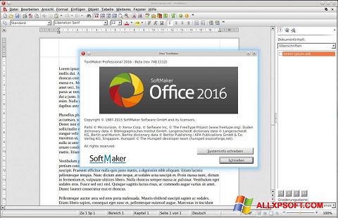 Ekran görüntüsü SoftMaker Office Windows XP