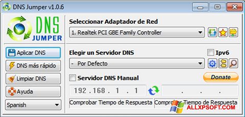 Ekran görüntüsü DNS Jumper Windows XP