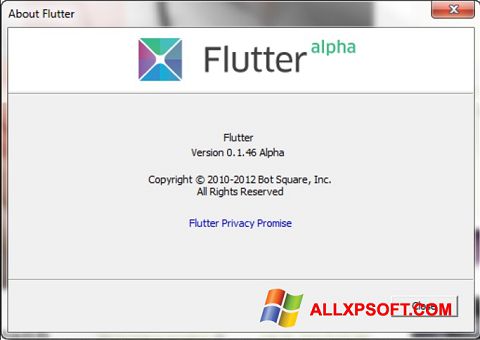 Ekran görüntüsü Flutter Windows XP