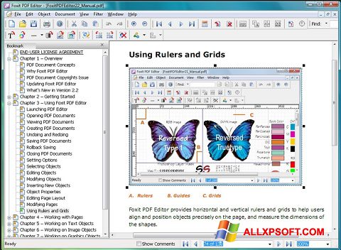 Ekran görüntüsü Foxit Advanced PDF Editor Windows XP