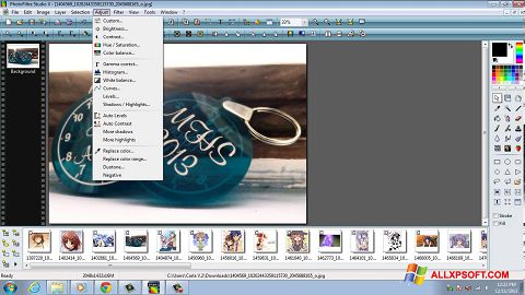 Ekran görüntüsü PhotoFiltre Studio X Windows XP