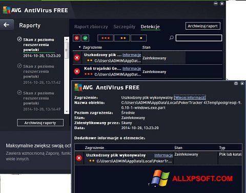 Ekran görüntüsü AVG AntiVirus Free Windows XP
