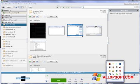 Ekran görüntüsü Picasa Windows XP