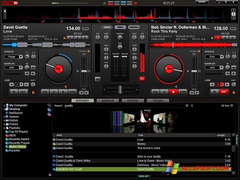 Ekran görüntüsü Virtual DJ Pro Windows XP