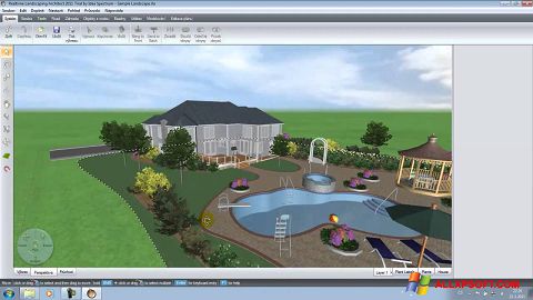 Ekran görüntüsü Realtime Landscaping Architect Windows XP