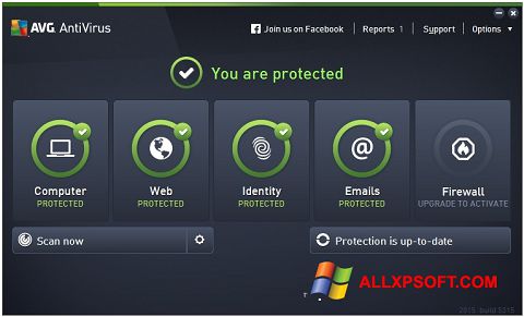 Ekran görüntüsü AVG AntiVirus Pro Windows XP
