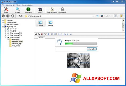 Ekran görüntüsü RS File Recovery Windows XP