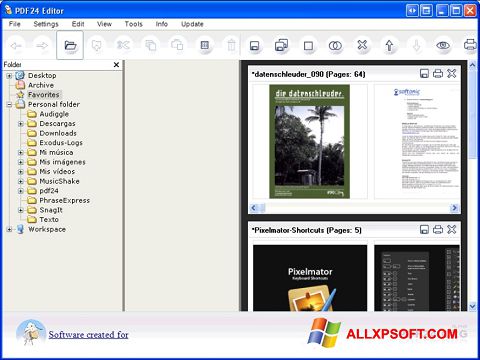 Ekran görüntüsü PDF24 Creator Windows XP