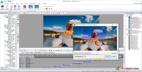 Ekran görüntüsü VSDC Free Video Editor Windows XP