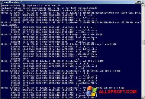 Ekran görüntüsü TCPDUMP Windows XP