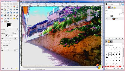 Ekran görüntüsü GIMP Windows XP
