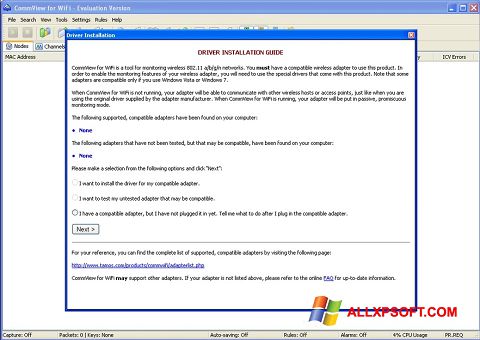 Ekran görüntüsü CommView for WiFi Windows XP