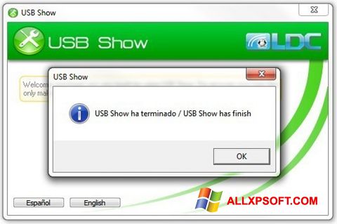 Ekran görüntüsü USB Show Windows XP