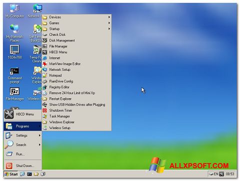 Ekran görüntüsü Hirens Boot CD Windows XP