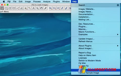 Ekran görüntüsü ImageJ Windows XP