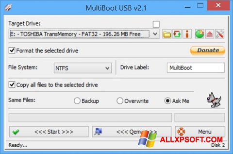 Ekran görüntüsü Multi Boot USB Windows XP