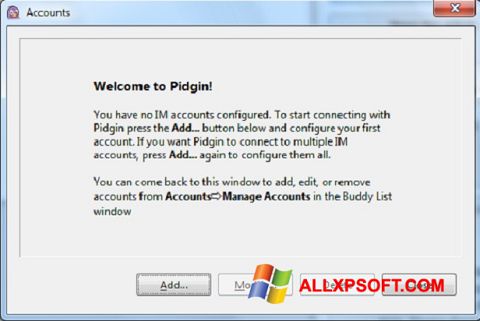 Ekran görüntüsü Pidgin Windows XP