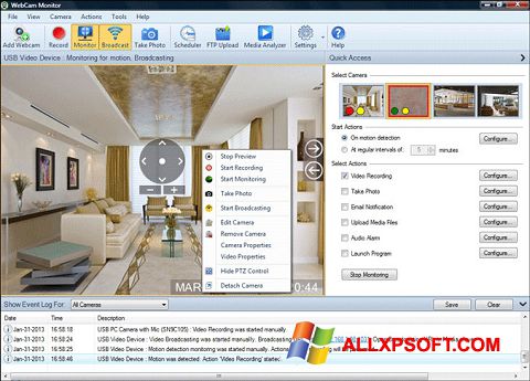 Ekran görüntüsü WebCam Monitor Windows XP