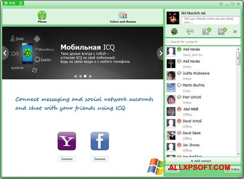 Ekran görüntüsü ICQ Windows XP