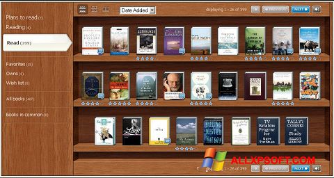 Ekran görüntüsü Bookshelf Windows XP