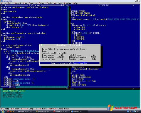 Ekran görüntüsü Free Pascal Windows XP