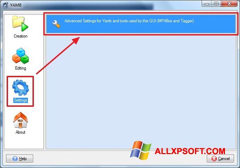 Ekran görüntüsü Yamb Windows XP