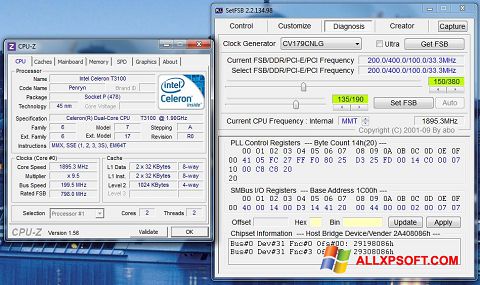 Ekran görüntüsü SetFSB Windows XP