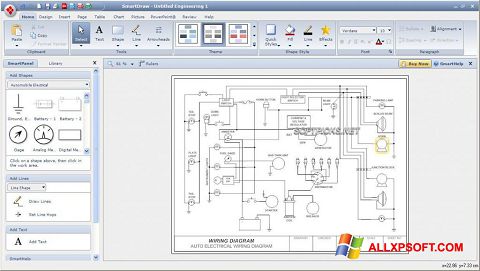 Ekran görüntüsü SmartDraw Windows XP