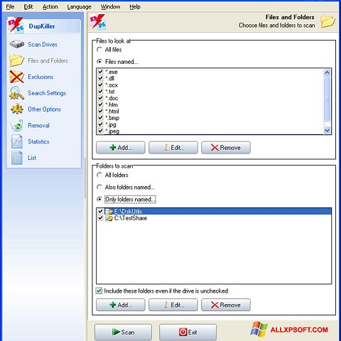 Ekran görüntüsü DupKiller Windows XP