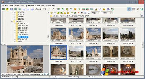 Ekran görüntüsü FastStone Image Viewer Windows XP